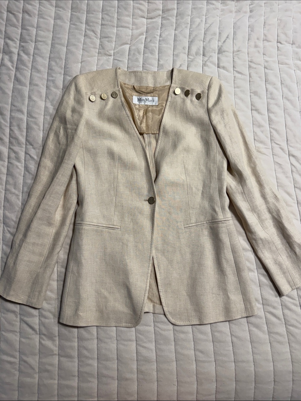 MaxMara Zolder Linen Blazer